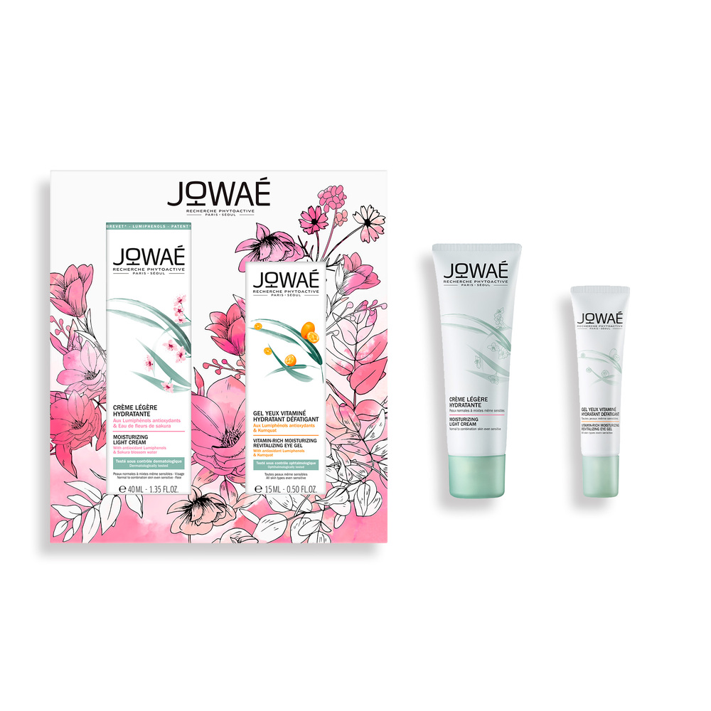 JOWAE - PROMO PACK Creme Legere Hydratante - 40ml PNM & Gel Yeux Vitamine Hydratante Defatigant - 15ml